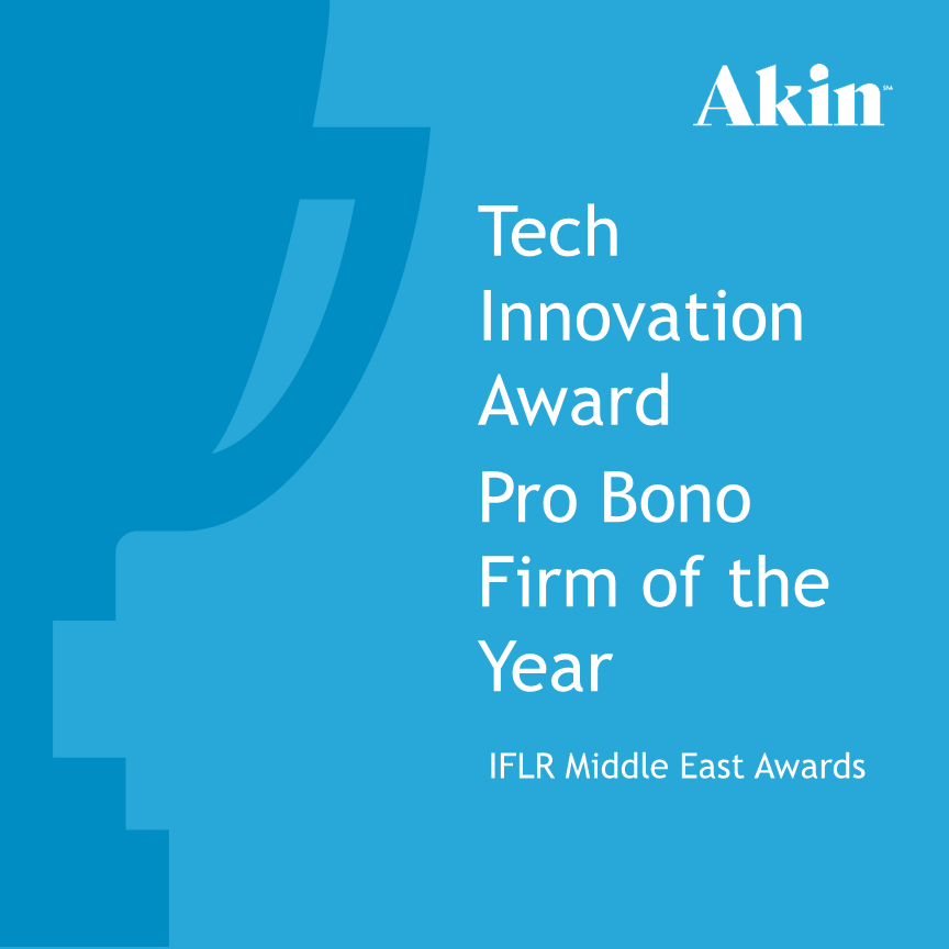 Akin Success in Two Categories at IFLR Middle East Awards 2023 Akin