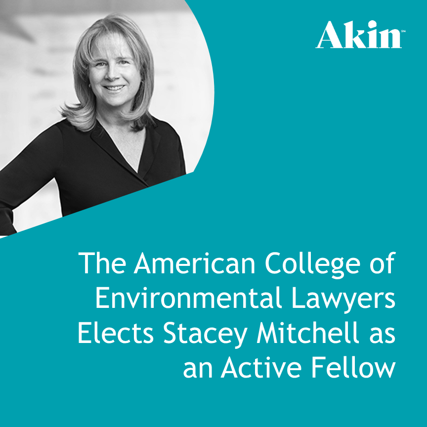 American College of Environmental Lawyers Elects Stacey Mitchell