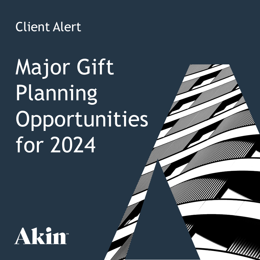 Major Gift Planning Opportunities for 2024
