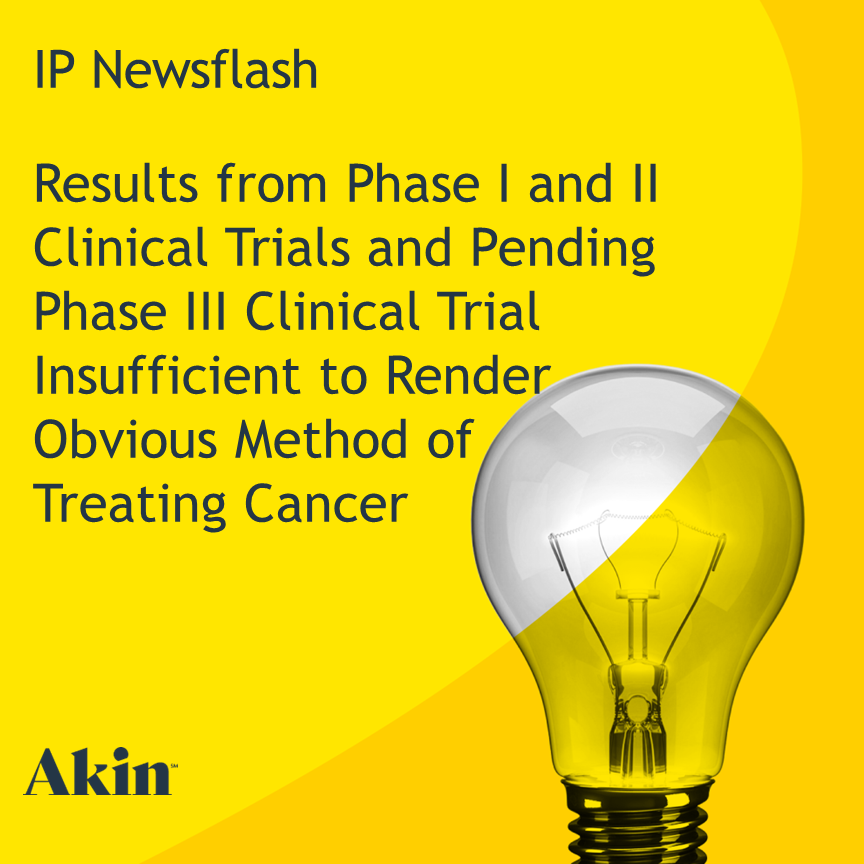 Results from Phase I and II Clinical Trials and Pending Phase III