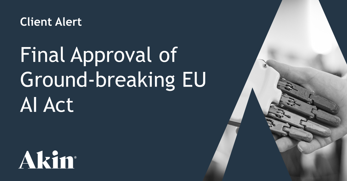 Final Approval of Ground-breaking EU AI Act